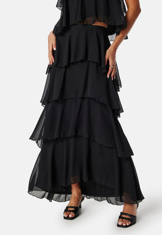 Andrea Flounce Maxi Skirt
