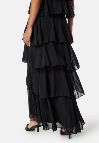 Andrea Flounce Maxi Skirt