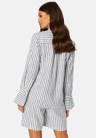 CC Linen striped shirt