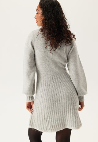 Contrast Edge Knitted Dress