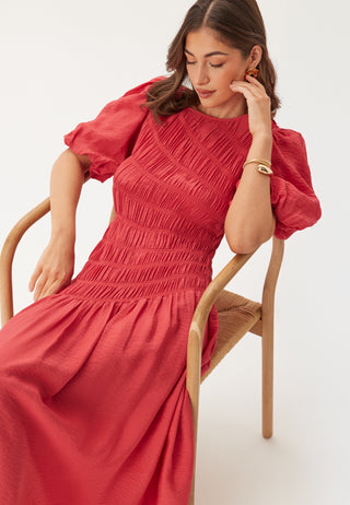 CC Puff Sleeve Smock Dress