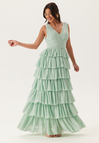 Tulle Frill Gown