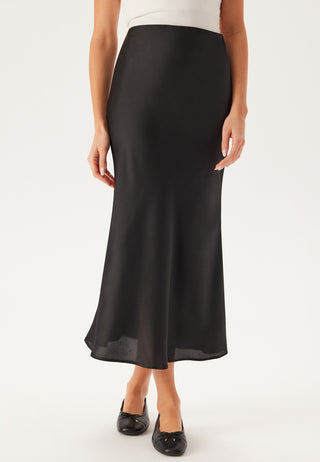 Satin Midi Skirt