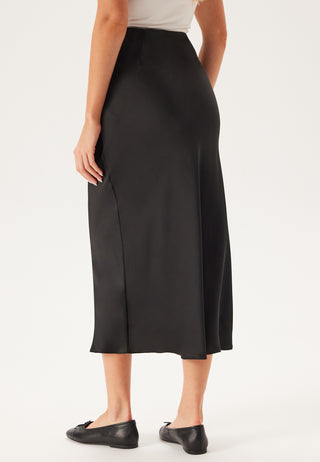 Satin Midi Skirt