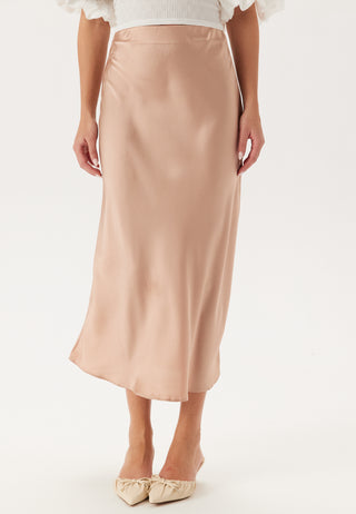 Satin Midi Skirt