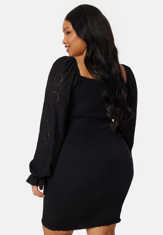 Square Neck Smock Dress