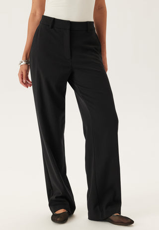 Straight High Waist Suit Trousers