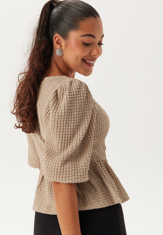 Structure Flounce Top