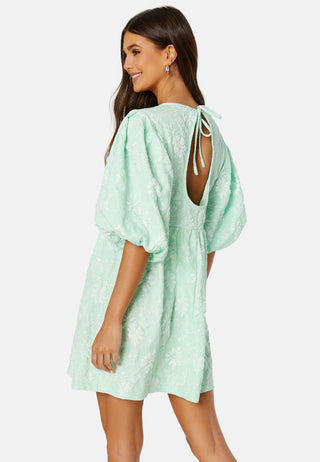 Summer Luxe Puff Mini Dress