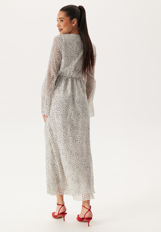 V-Neck Frill Dress