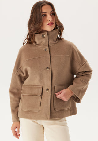 Cropped Wool Jacket