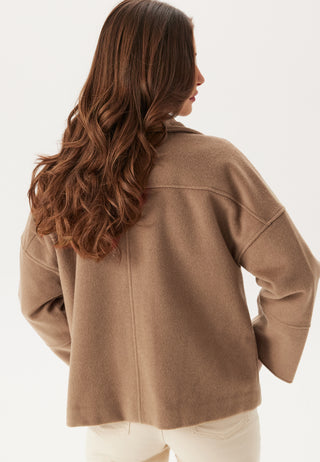 Cropped Wool Jacket