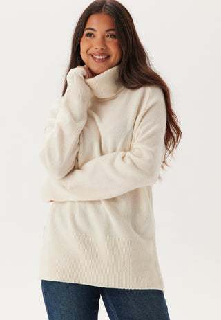 Herringbone Detail Rollneck