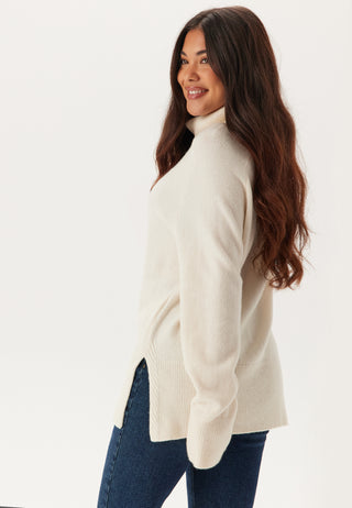 Herringbone Detail Rollneck