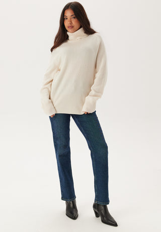 Herringbone Detail Rollneck