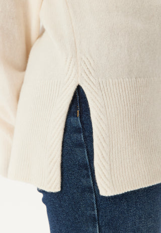 Herringbone Detail Rollneck