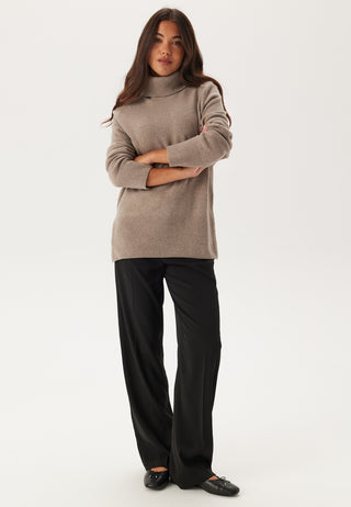 Herringbone Detail Rollneck