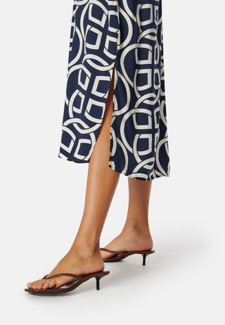 Monogram Print SS Caftan