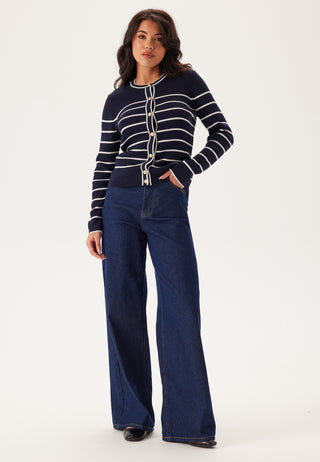Ribbed Breton Cardigan