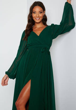 Long Sleeve Chiffon Dress