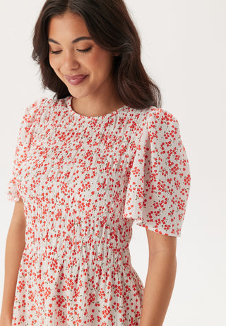 Butterfly Sleeve Short Dress