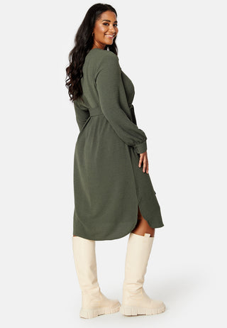 L/S Belted Dress