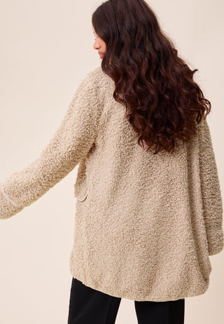 High Neck Teddy Jacket