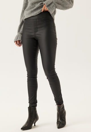 Push-up Coated Slim Trousers