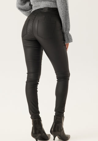 Push-up Coated Slim Trousers