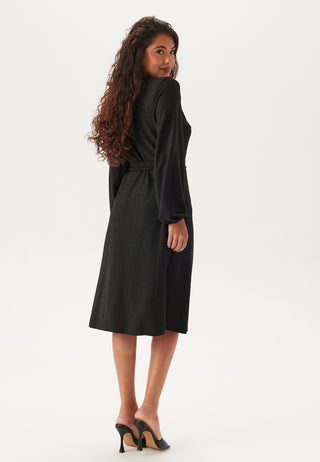 Sparkling Midi Wrap Dress