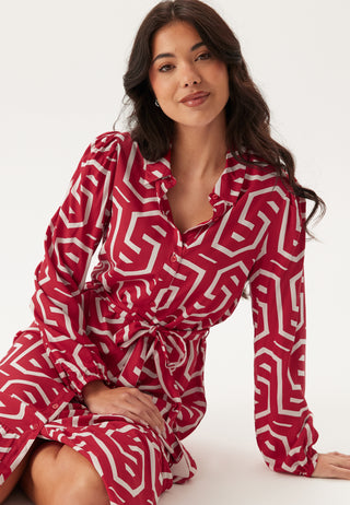 Viscose Long Sleeve Dress