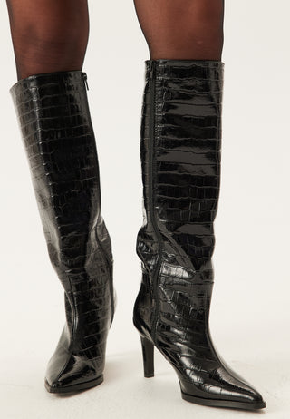 Knee High Leather Boot