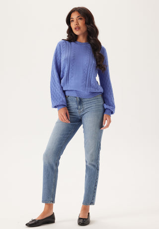 Objinge L/S RE O-NECK KNIT