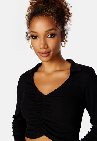 Siva L/S Collar Short Top