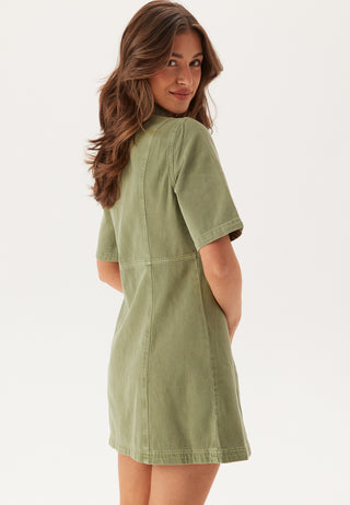 Onlsilla 2/4 SHORT BUTTON DRES