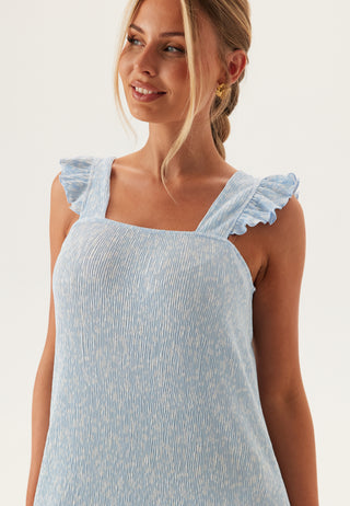 Pcflora Strap Flounce Dress