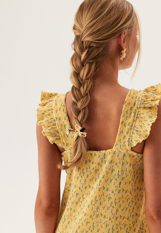 Pcflora Strap Flounce Dress