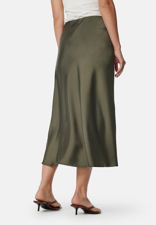 Lena High Waist Midi Skirt