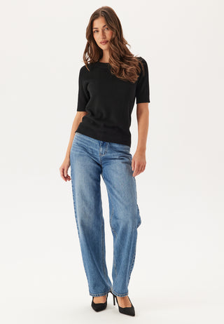 Slfelinna New Ss Knit Top Noos