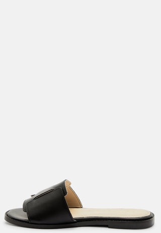 Slfisabella leather slider