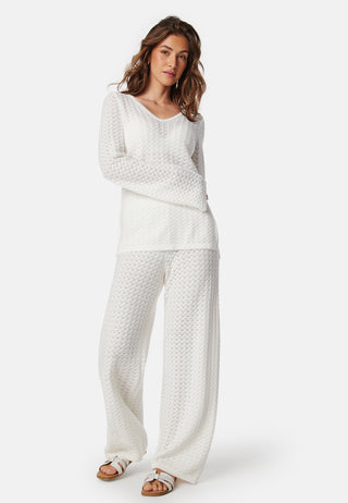 Vmiberia Ls V-neck Long Knit B