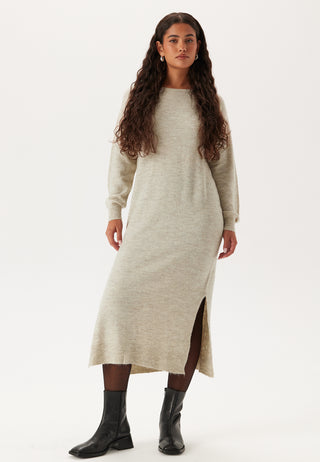 Vmlefile Ls Boatneck Calf Dress