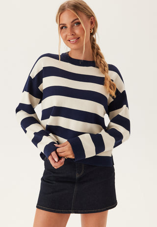 Vmsilje Ls O-neck Boxy Pullove