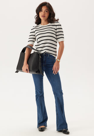 Vidalo O-neck S/S STRIPE KNIT_
