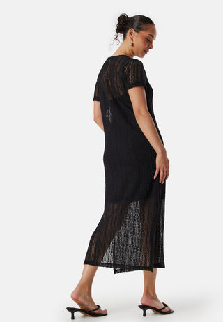 Vigardea O-Neck S/S ankle dress