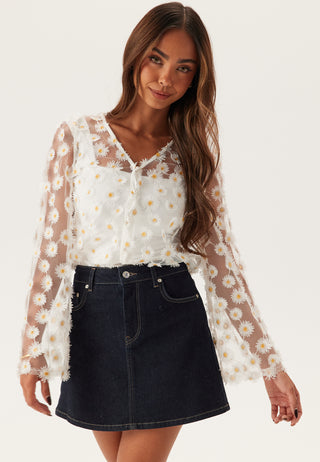 Visola L/S FLOWER TOP FLOWER T