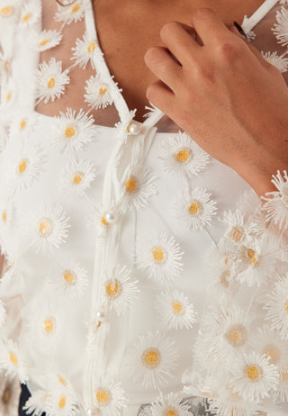 Visola L/S FLOWER TOP FLOWER T