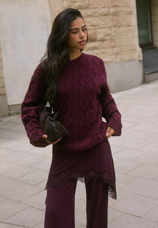 Cable Knitted Sweater