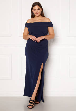 Off Shoulder Maxi Curve Dress