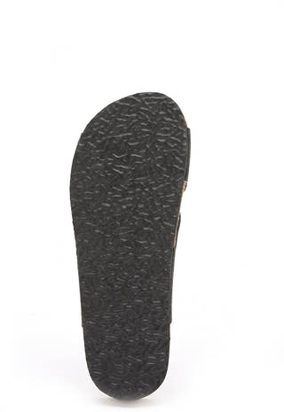 Maxi PU Croc Crossover Sandal